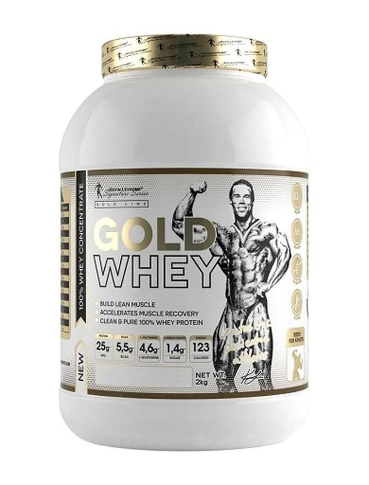 Kevin Levrone - Gold Whey -heraproteiini - Keksi ja kerma, 2 kg