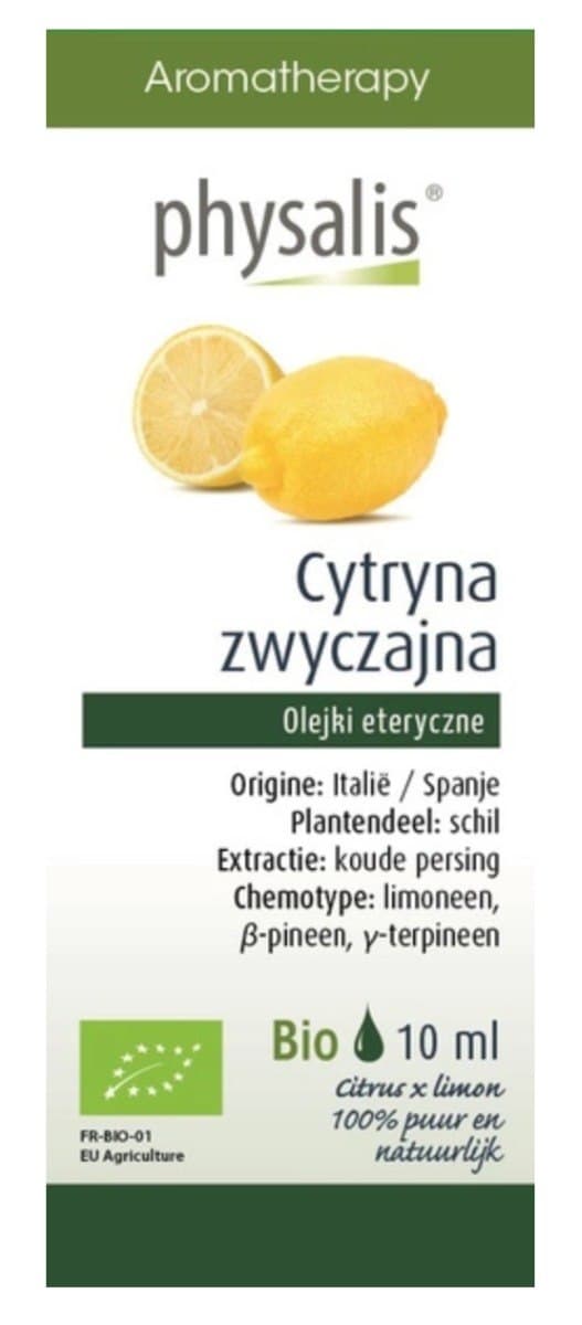 Physalis - Lemon Essential Oil - 10 ml – Physalis förpackning