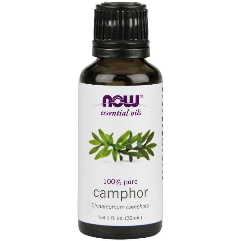 NOW Foods - Camphor Oil - 30ml – NOW Foods förpackning