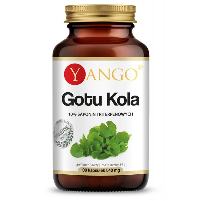 Yango - Gotu Kola - 100 Caps – Yango förpackning