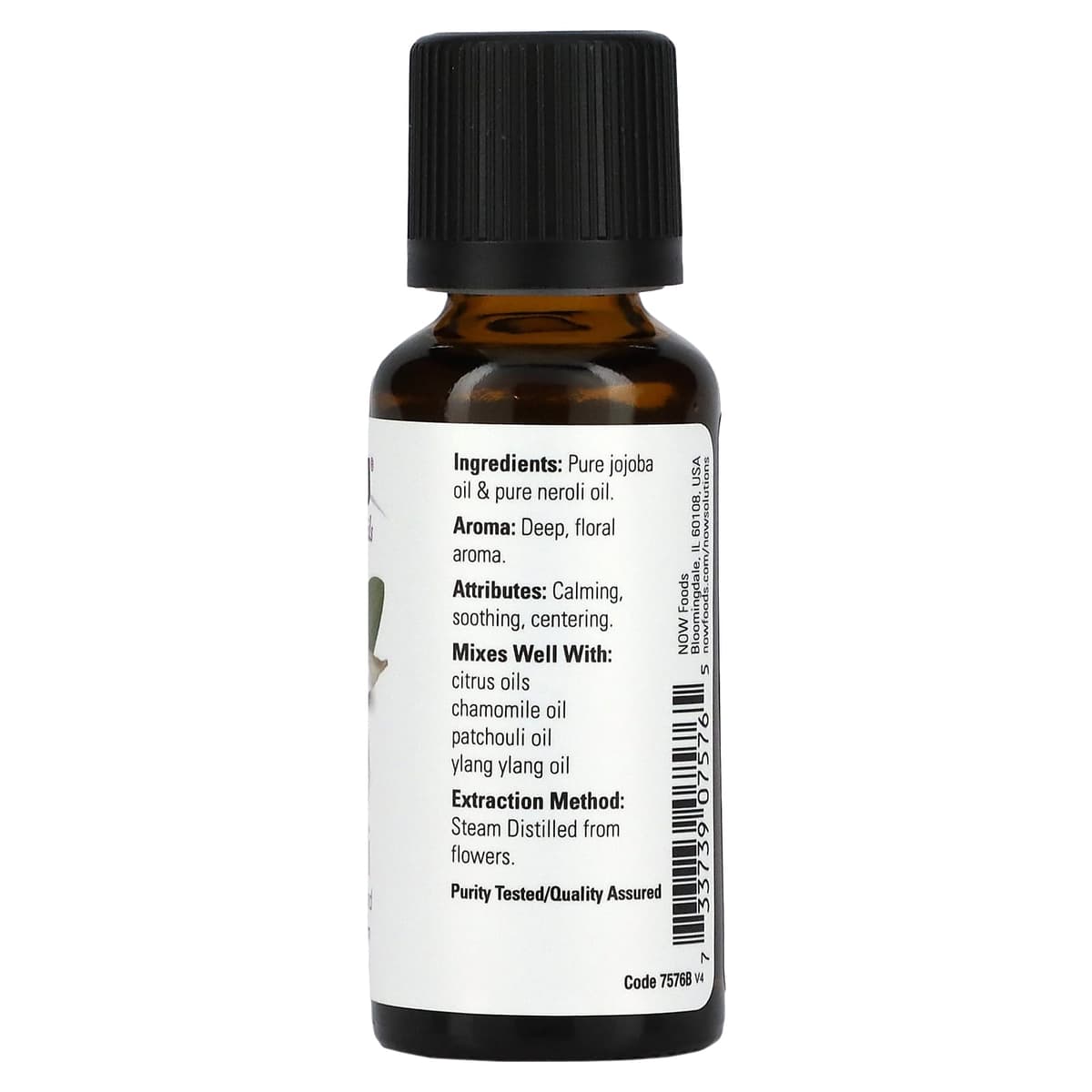 NOW Foods - Essential Oil, Neroli Oil - 30ml. (KORT DATUM 2026-11-30)
