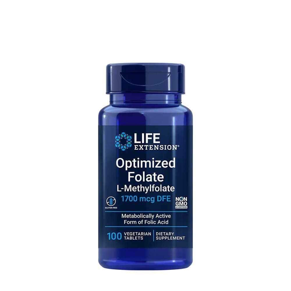 Life Extension - Optimized Folate, 1700mcg - 100 Vtabs