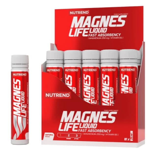Nutrend - Magneslife Shot - Neutral, 10 × 25 ml – Nutrend