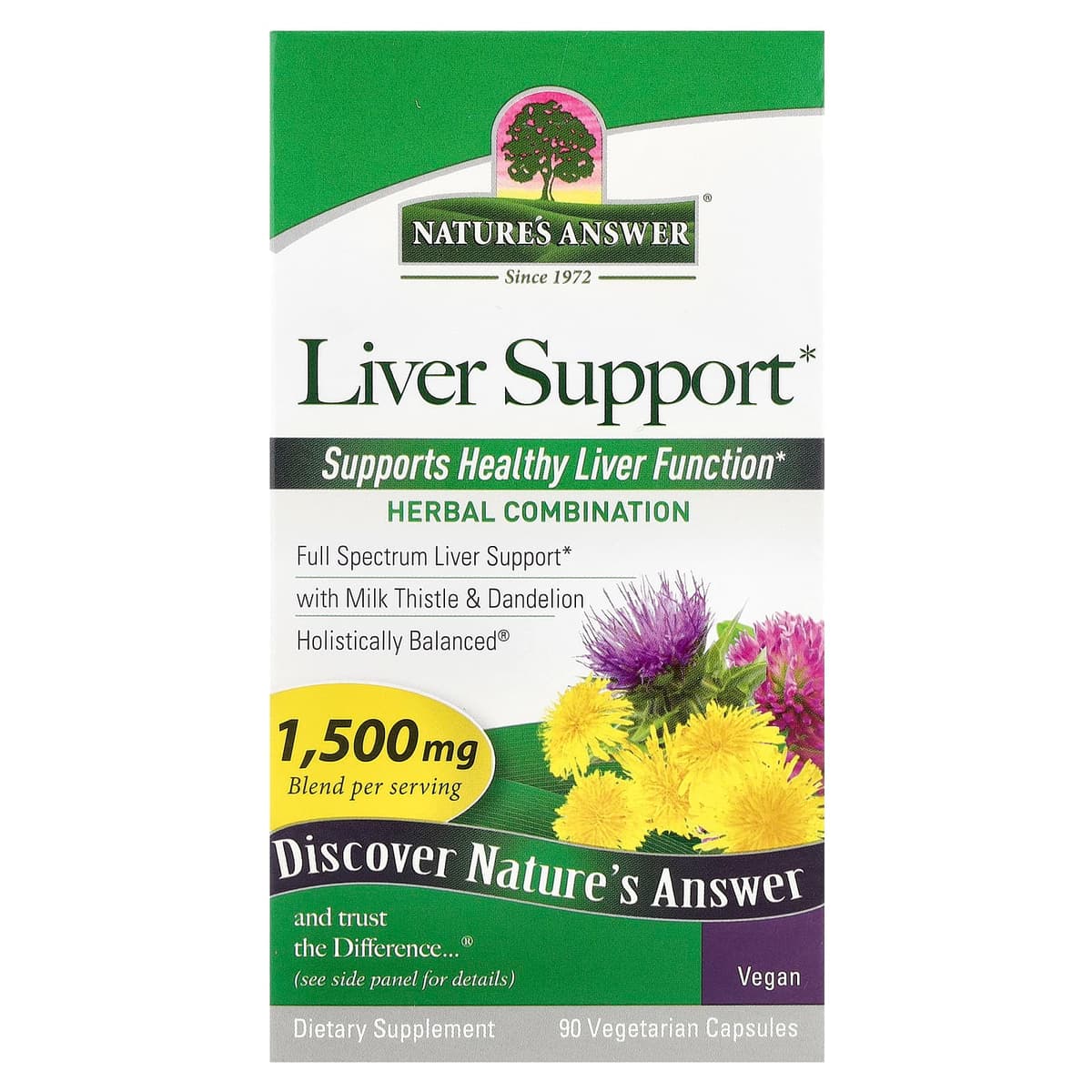 Nature's Answer - Liver Support - 90 Vcaps