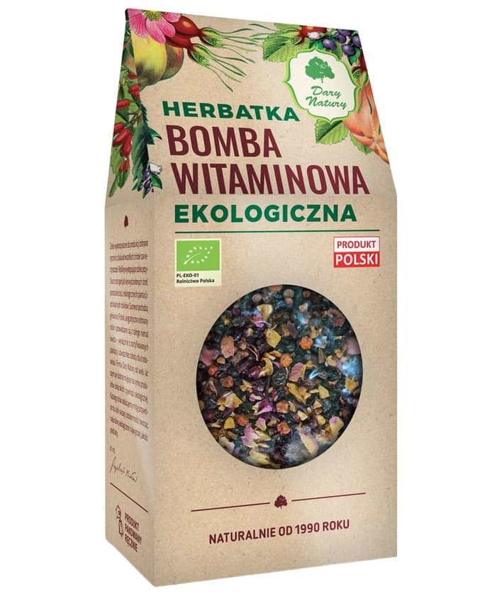 Dary Natury - Vitamin Bomb Tea – Dary Natury förpackning