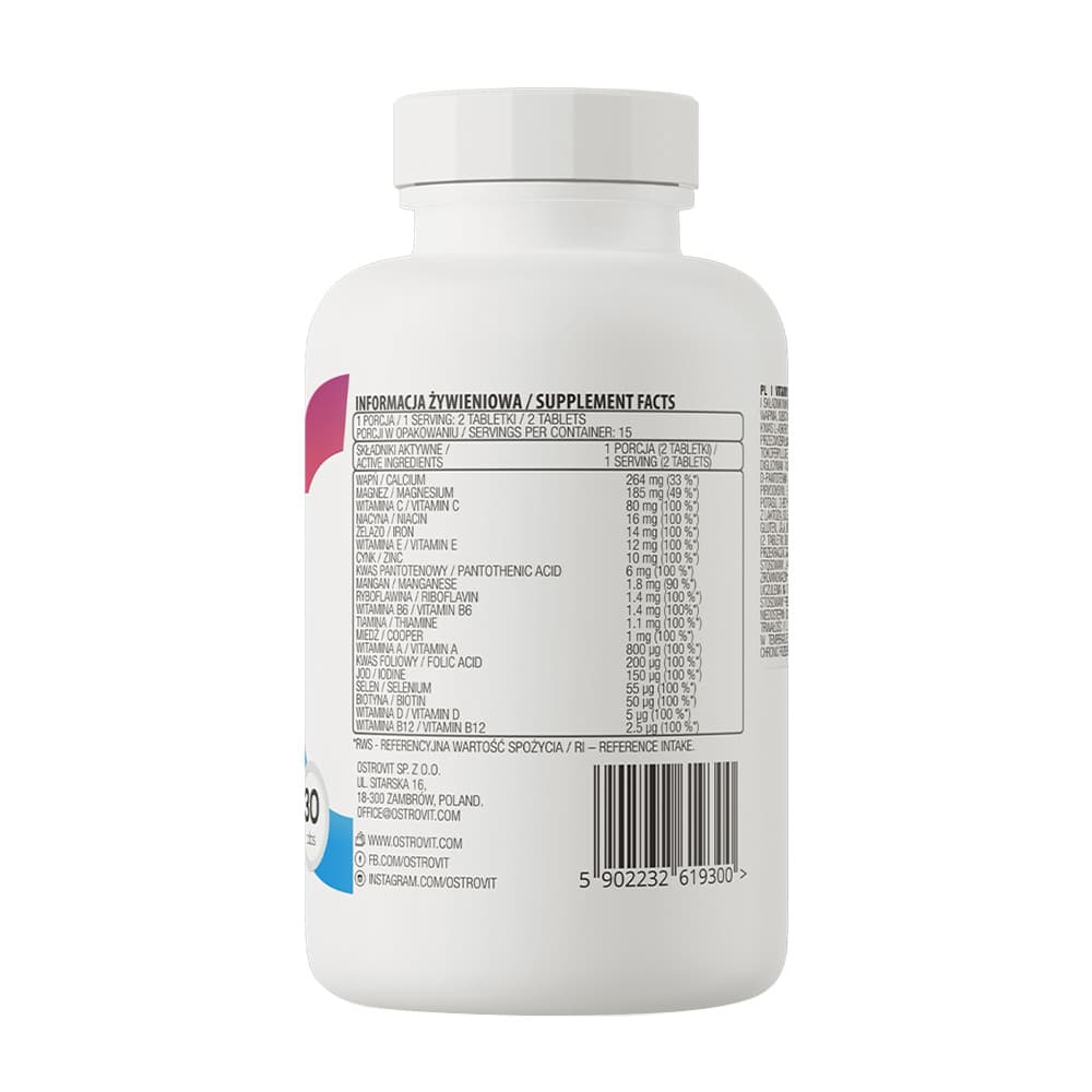 Ostrovit - Vit&Min 100% - 30 Tablettia