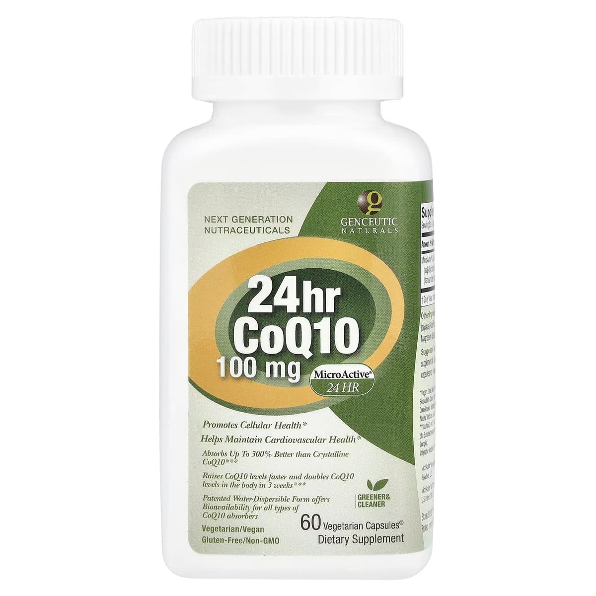 Nature'S Answer 24hr Microactive CoQ10 100mg - 60 Vcaps