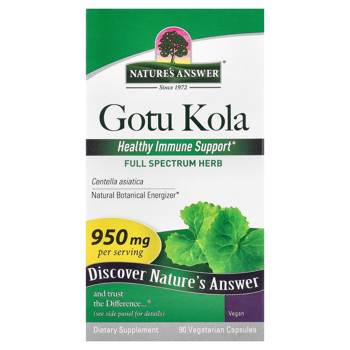 Nature's Answer - Gotu Kola Extract – Nature'S Answer förpackning