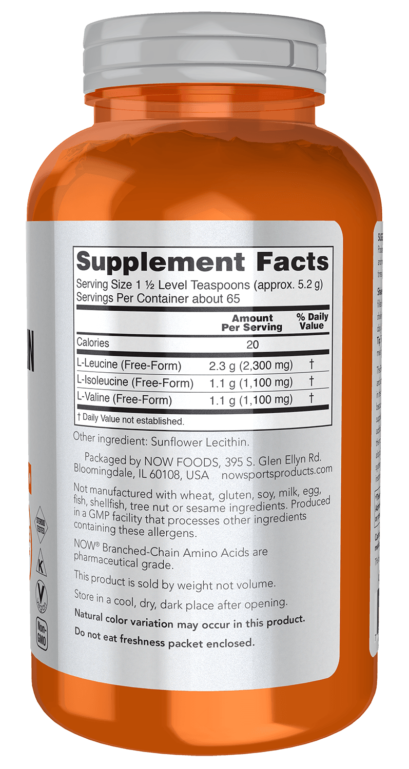 NOW Foods - Branched-Chain Amino Acid Powder - 12 oz