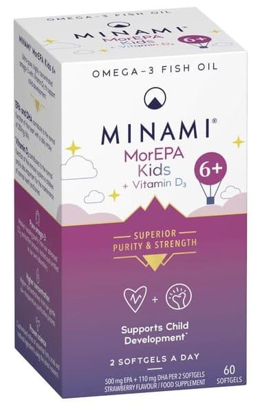 Minami - MorEPA Kids + Vitamin D3 - 60 Softgels