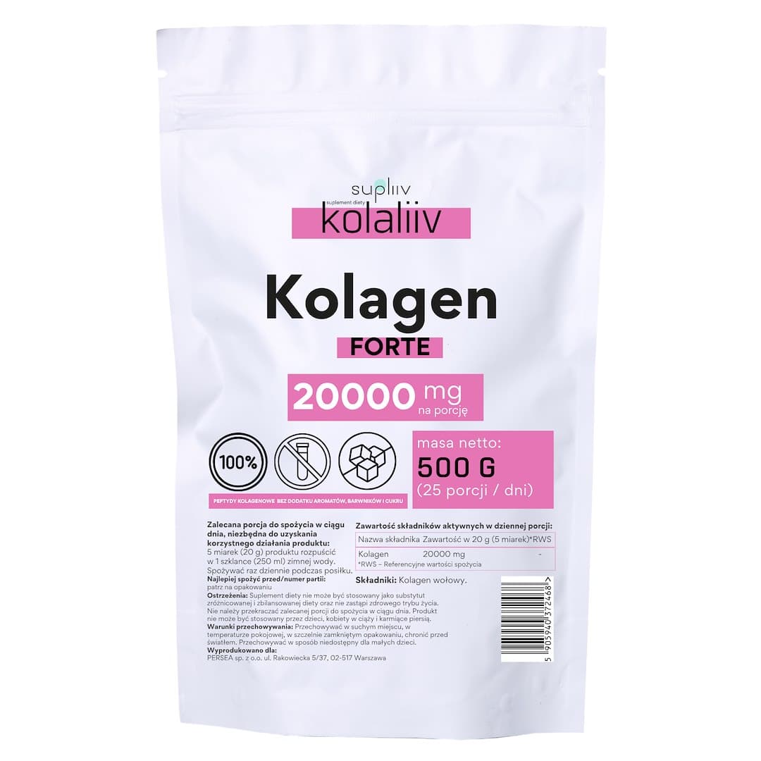 Supliiv - Beef Collagen Forte 20000mg - 500g
