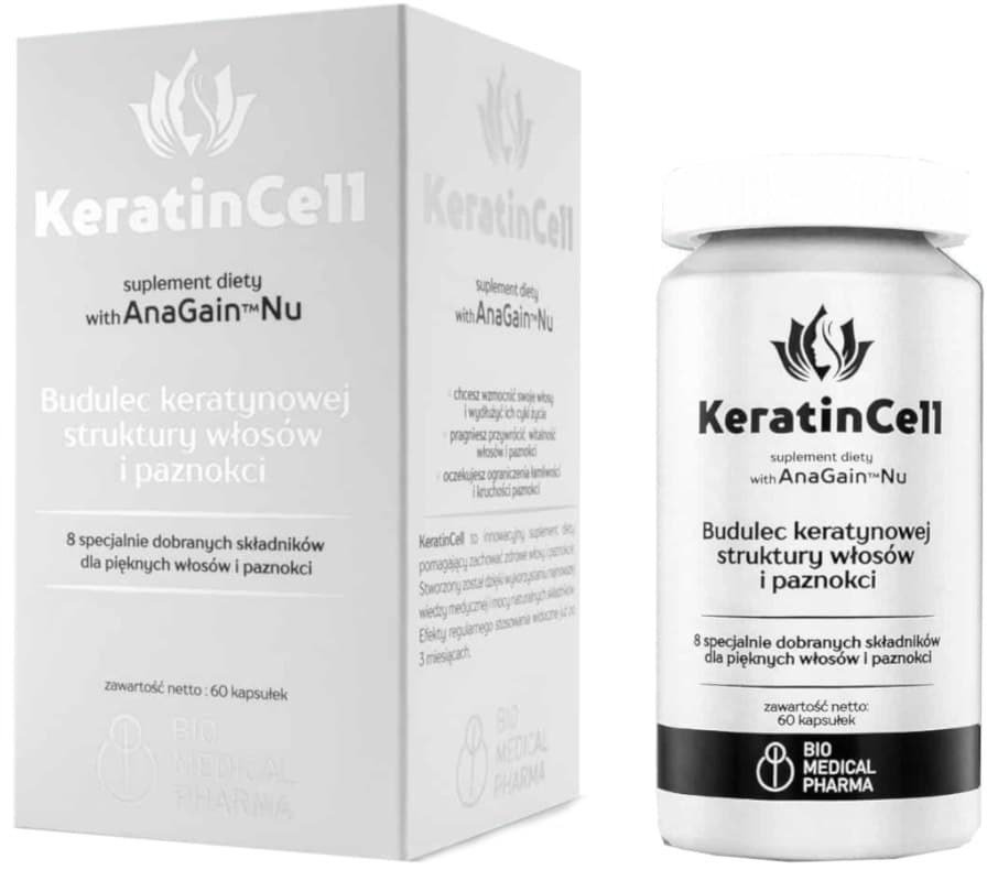 Bio Medical Pharma - KeratinCell - 60 Caps – Bio Medical Pharma förpackning