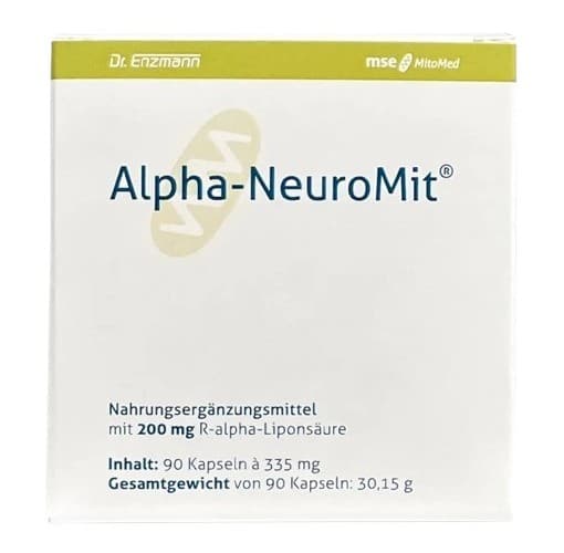 Dr. Enzmann Mse - Alpha Neuromit - 30 Caps – Mitopharma förpackning