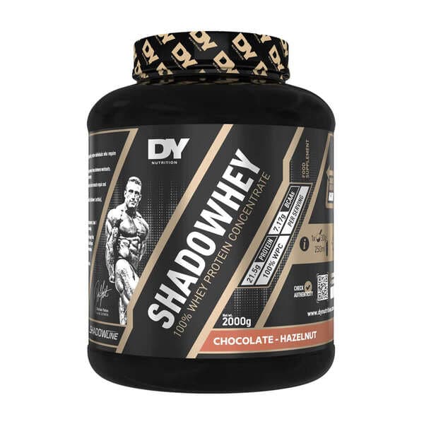 Dorian Yates - Whey Concentrate (Chocolate Hazelnut - 2000g) – Dorian Yates förpackning