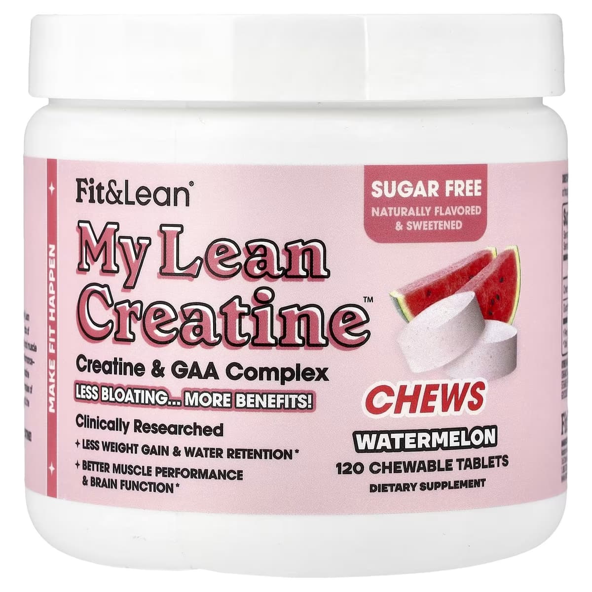 Fit&amp;Lean - Creatine Watermelon - 120 Gummies