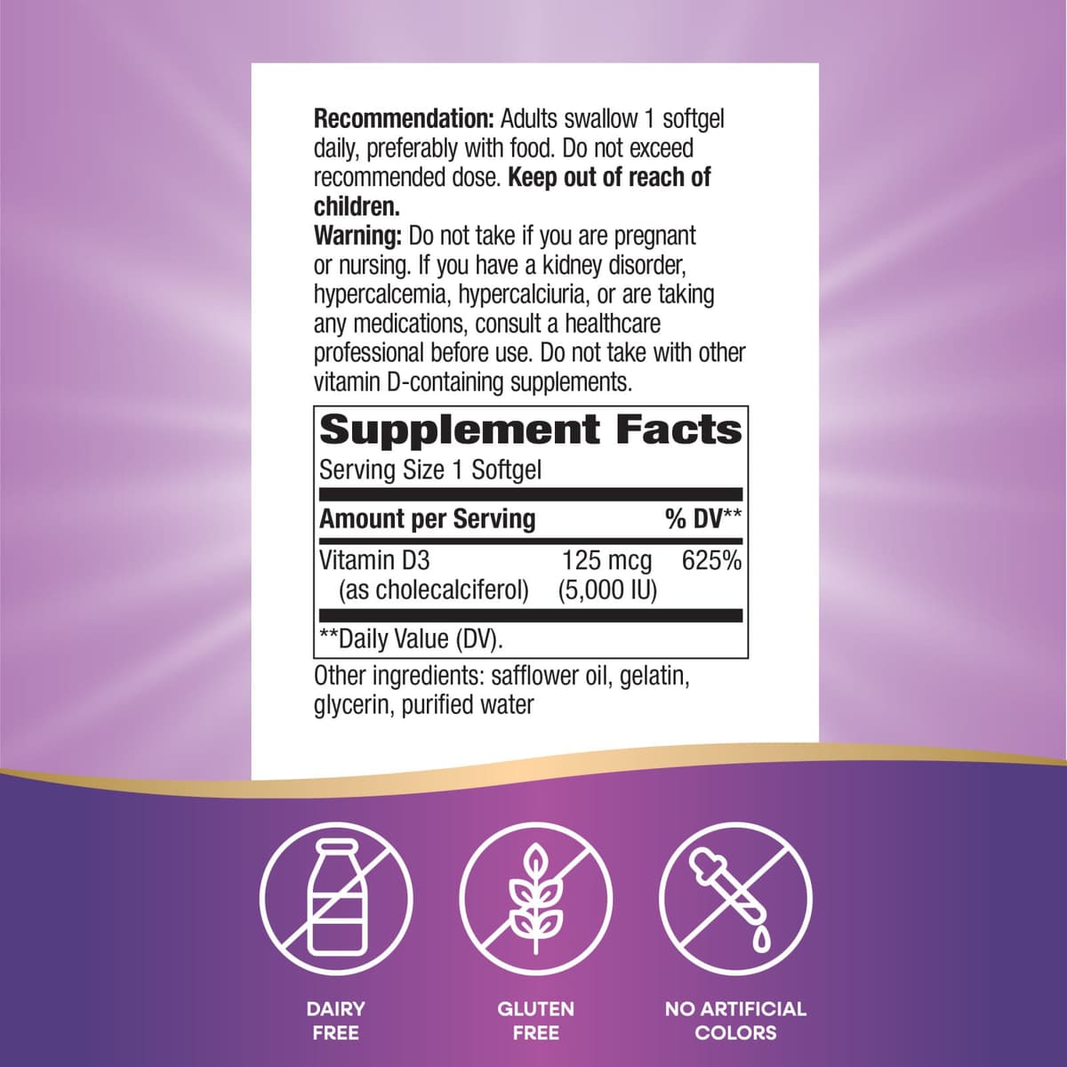 Nature'S Way - Vitamin D3 Max - 240 Sgels