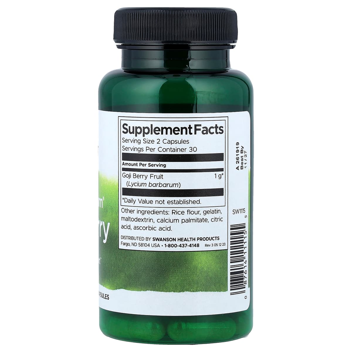 Swanson - Full Spectrum Goji Berry - 60 Caps