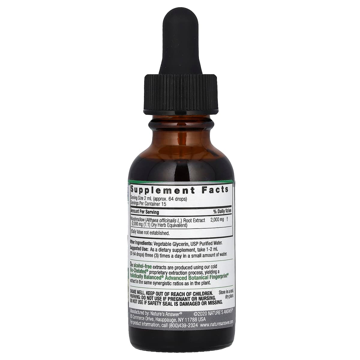 Nature's Answer - Marshmallow Root - 30ml