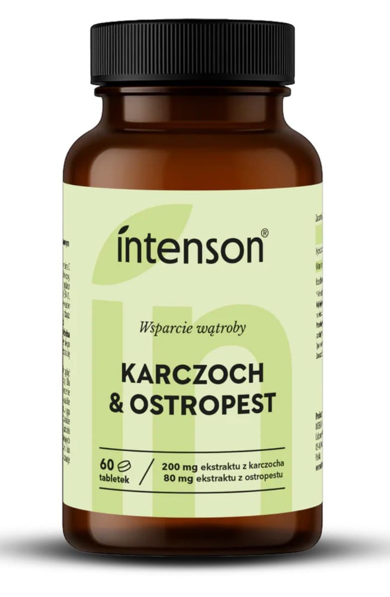 Intenson - Thistle & Milk Thistle - 60 Tabs – Intenson förpackning