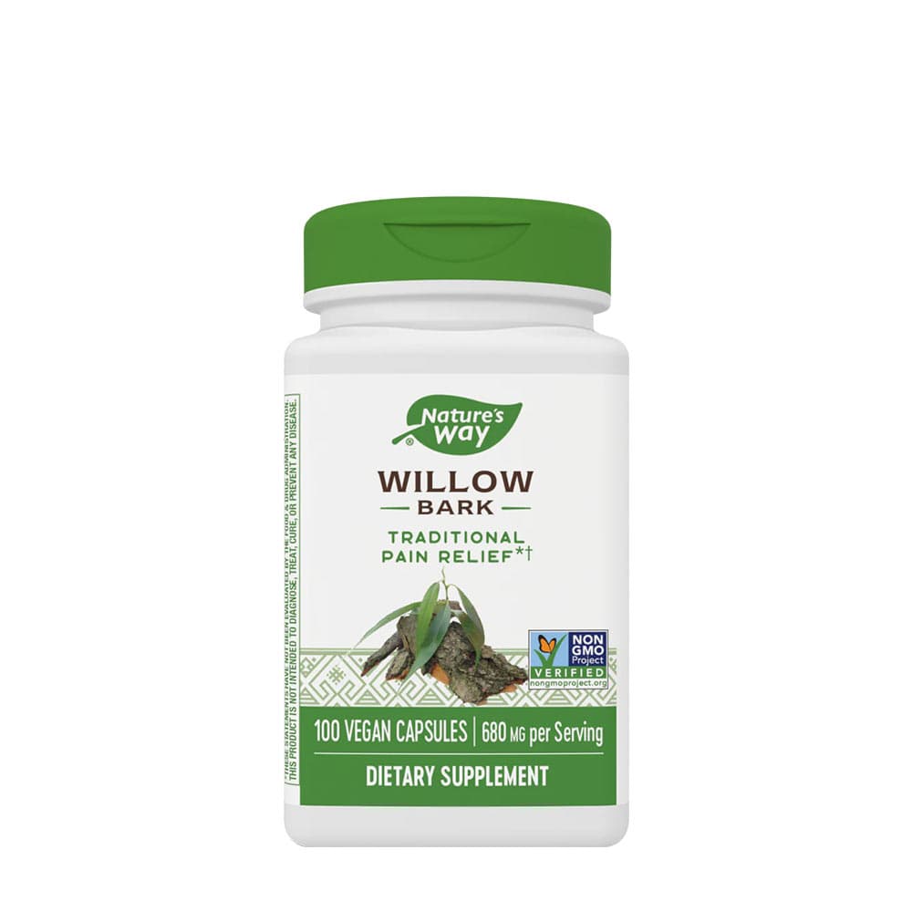 Nature'S Way - Willow Bark - 100 Vcaps – Nature's Way förpackning