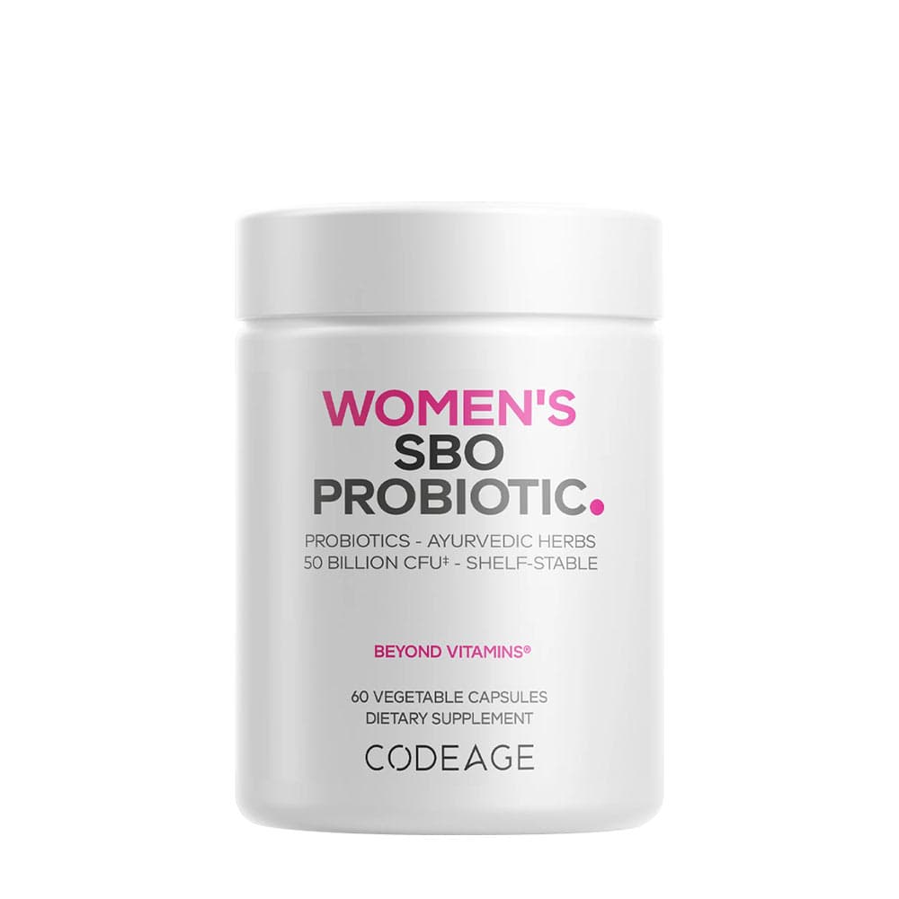 Codeage Women'S Sbo Probiotic - 60 Vcaps - 60 Vegetable Caps – Codeage förpackning