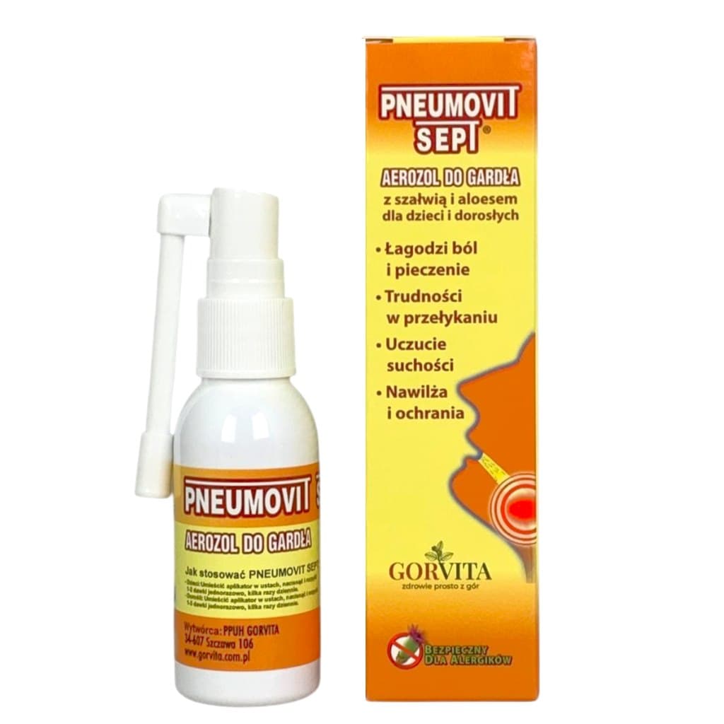 Gorvita - Pneumovit Sepi - Throat Spray - 35ml