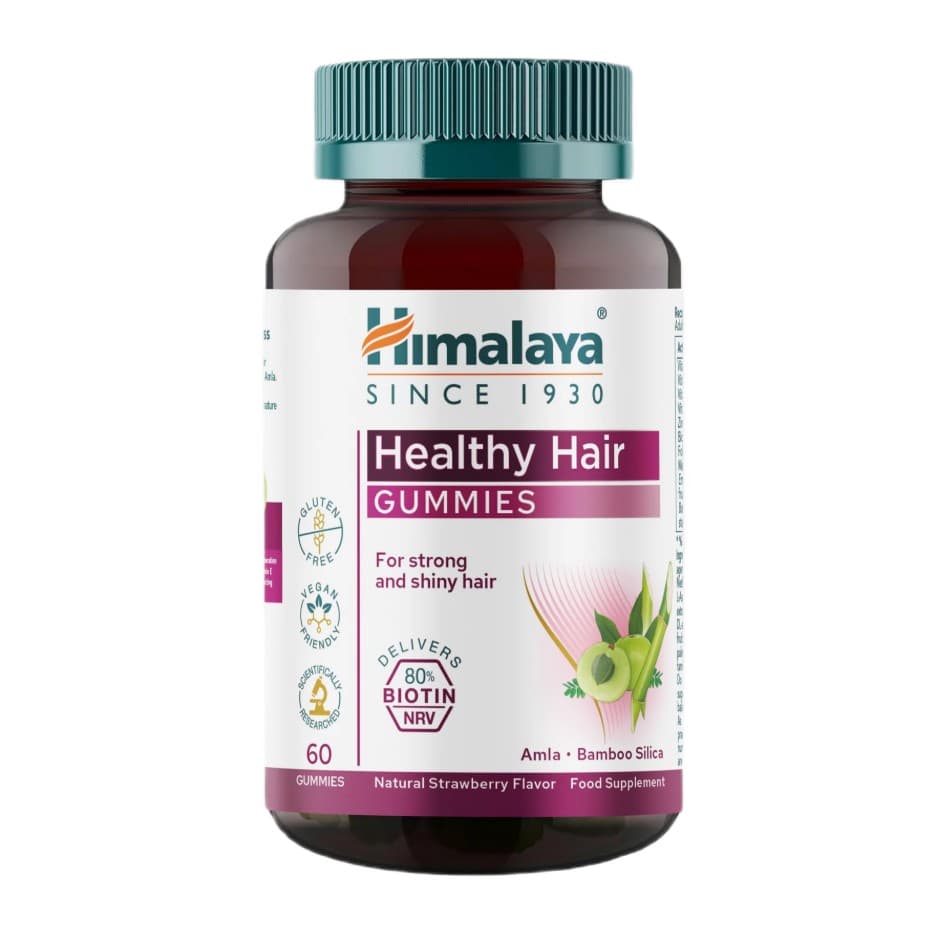 Himalaya - Healthy Hair Gummies - 60 Gummies – Himalaya förpackning