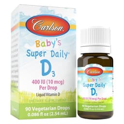 Carlson Labs - Baby'S Super Daily D3, 400IU - 2.54ml