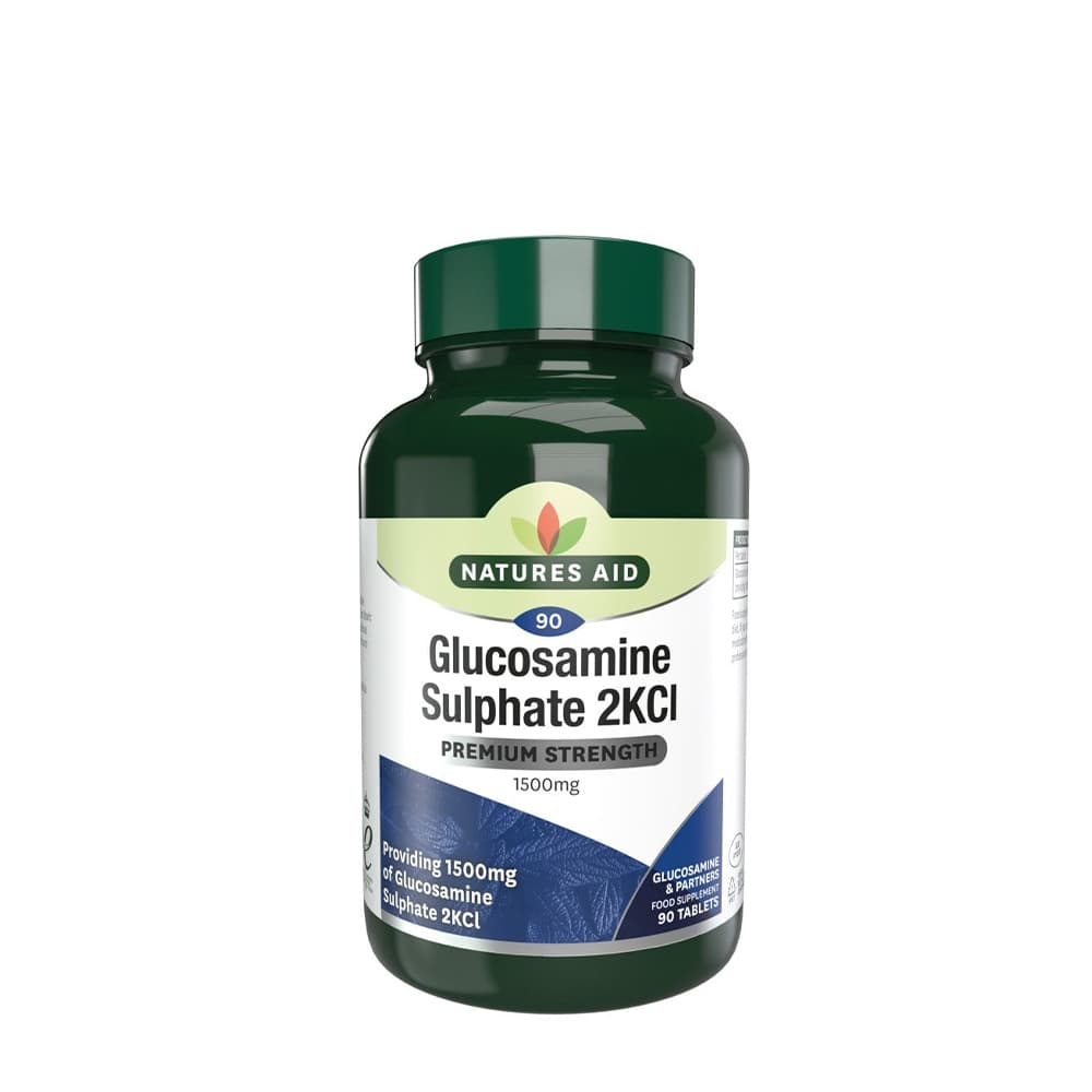Nature's Aid - Glucosamine Sulphate 1500mg - 90 Tabs – Nature's Aid förpackning