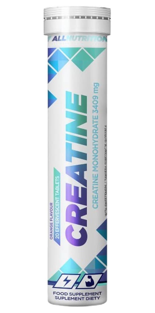 Allnutrition - Creatine Monohydrate (Orange - 20 Effervescent Tabs) – Allnutrition förpackning