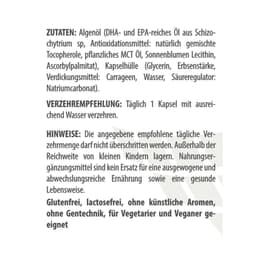 Vitaworld - Omega 3 Vegansk - 120 Kapsler