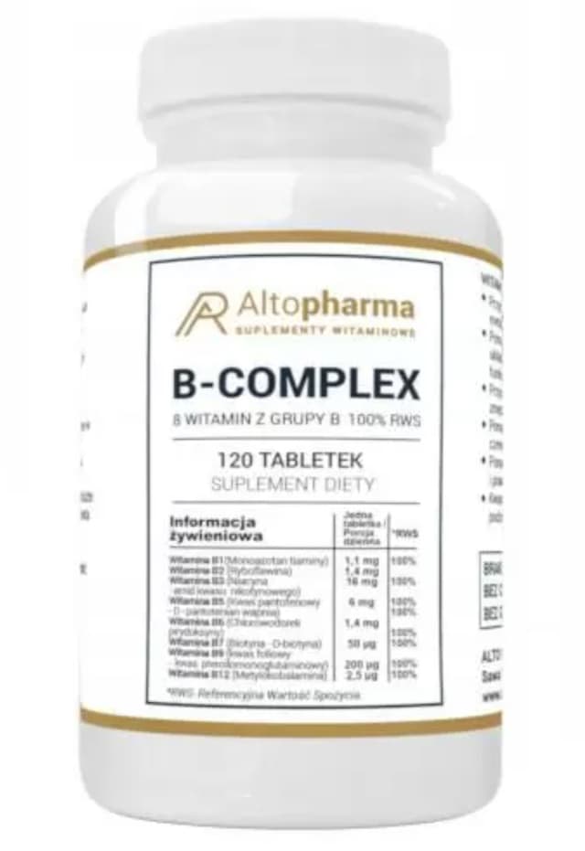 Altopharma - B-Complex - 120 Tablets – Altopharma