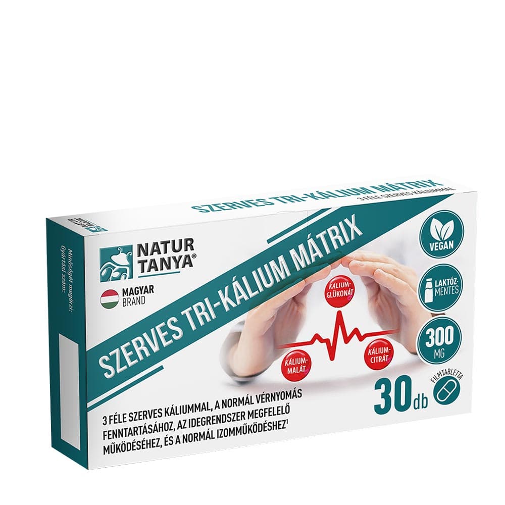Natur Tanya - Organic Tri-Potassium Matrix - 30 Tabs – Natur Tanya förpackning