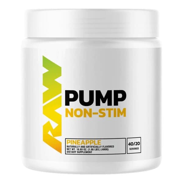 Raw Nutrition - Pump Non-Stim – Raw Nutrition förpackning