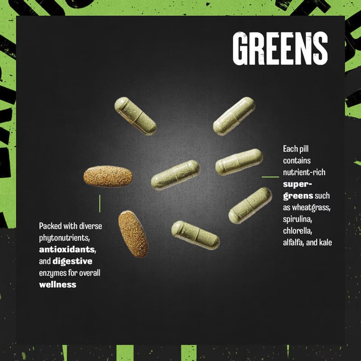 Universal Nutrition - Daily Greens - 30 Kapselia