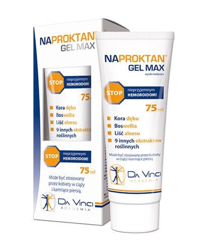 Simply You Naproktan Gel MAX 75 ml – Simply You förpackning