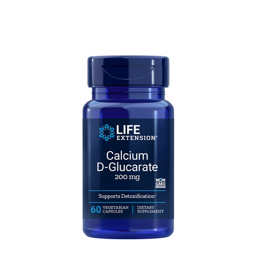 Life Extension - Calcium D-Glucarate - 200mg - 60 Vcaps – Life Extension förpackning