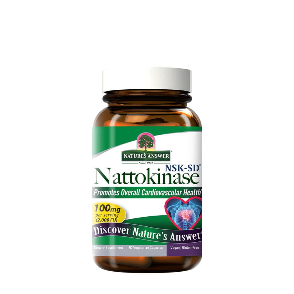 Nature's Answer - Nattokinase Nsk-Sd - 60 Vcaps – Nature'S Answer förpackning