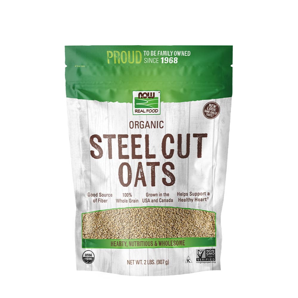 NOW Foods - Organic Steel Cut Oats - 907g