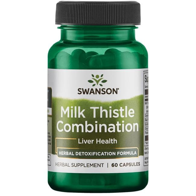 Swanson - Milk Thistle Combination - 60 Caps – Swanson förpackning