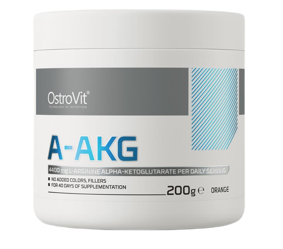 OstroVit - A-AKG - Arginine Supplement Orange - 200g