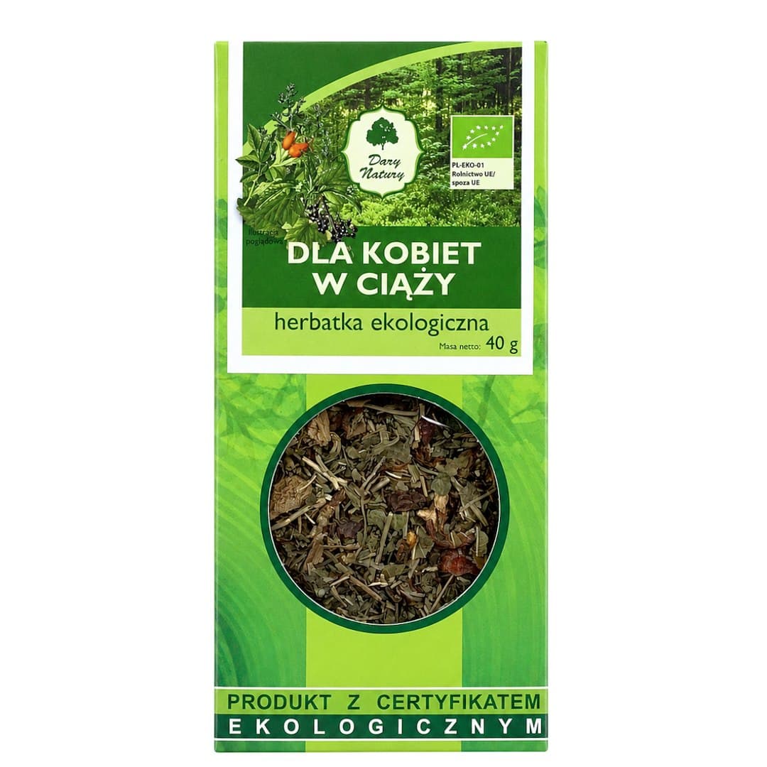 Dary Natury - Pregnancy Tea – Dary Natury förpackning