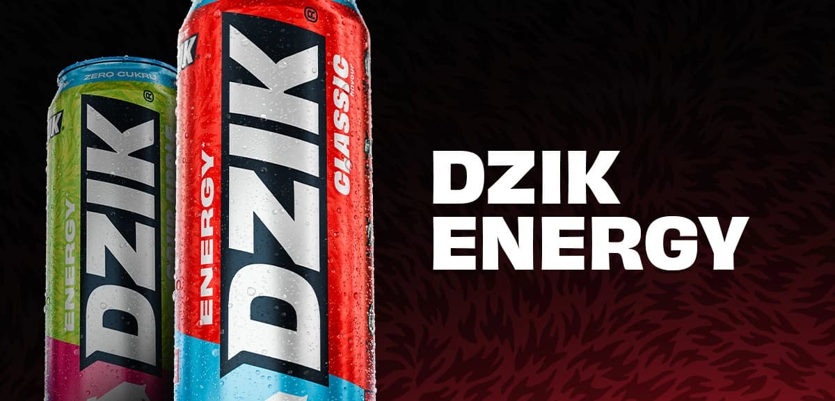 DZIK - Cherry Zero Caffeine Free 330ml – DZIK förpackning