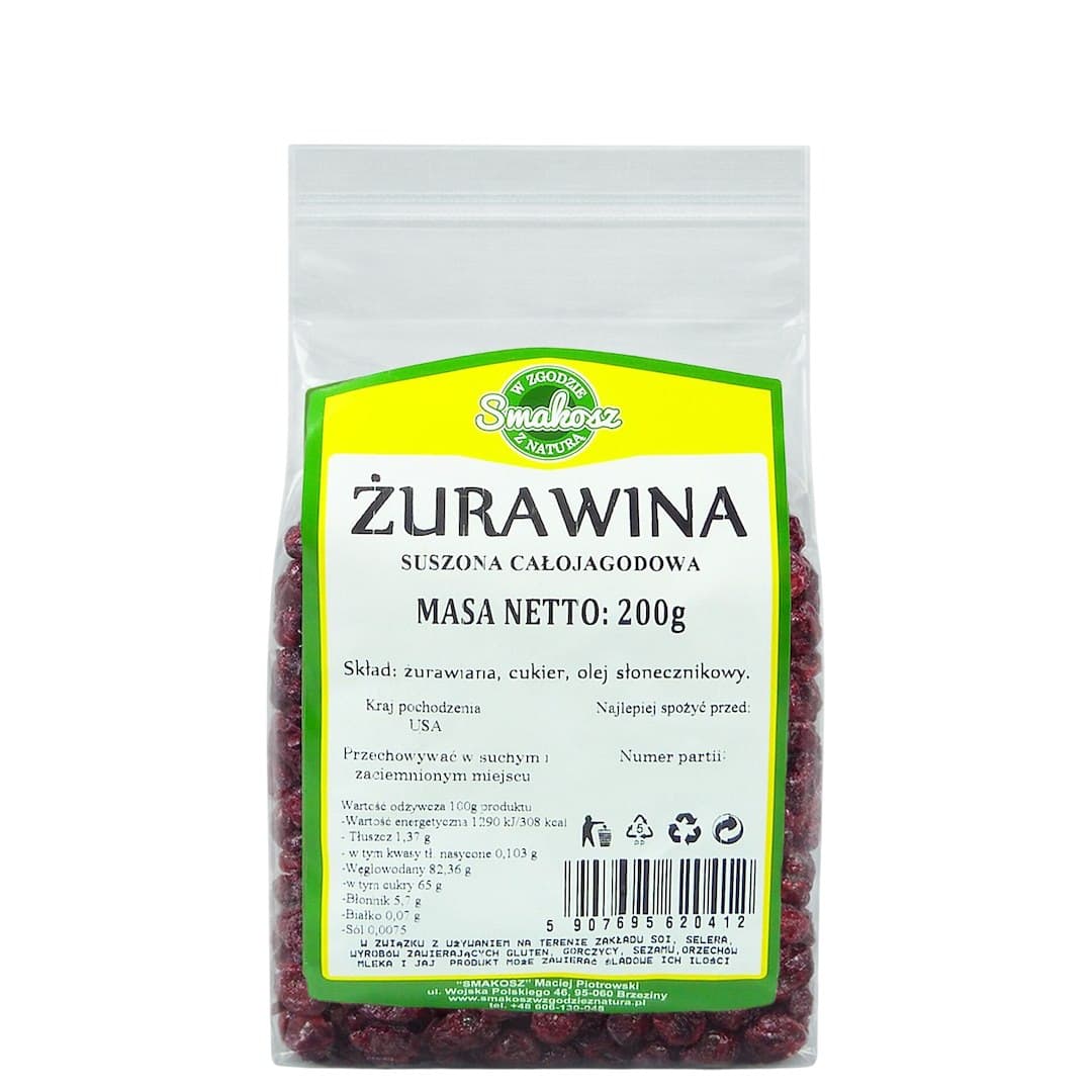 Smakosz - Cranberries Whole Candied