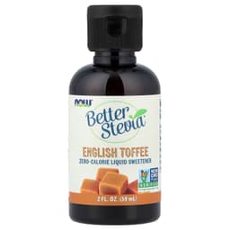 NOW Foods - Better Stevia Liquid, English Toffee - 59ml