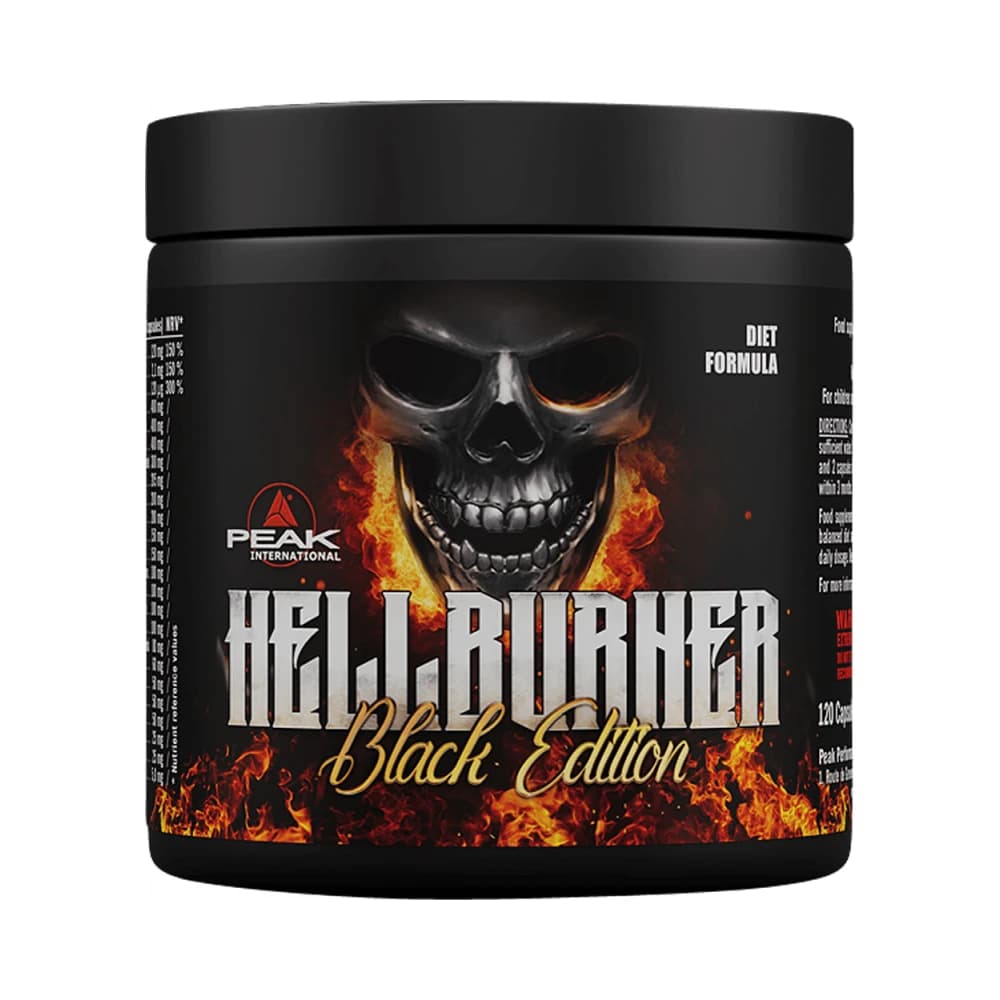 Peak - Hellburner Black Edition - Standard - 120 Capsules – Peak förpackning