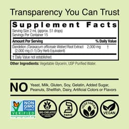 Nature'S Answer - Voikukkajuuri - 30 päivää - 2000 mg