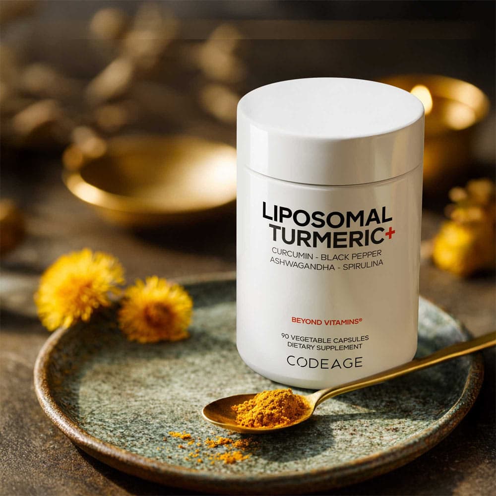 Codeage Liposomal Gurkmeja+ - 90 Vcaps - 90 Vegetabilske Kapsler