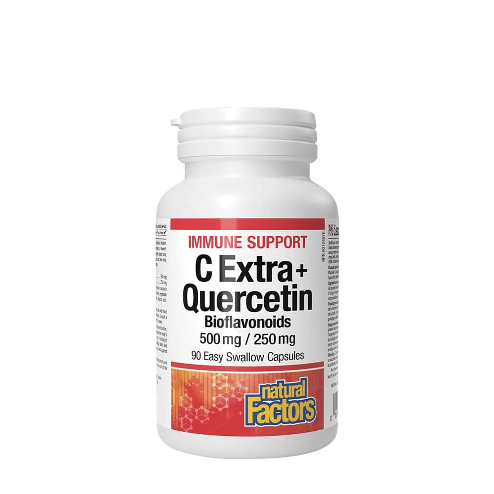 Natural Factors - C Extra+ Quercetin Bioflavonoids – Natural Factors förpackning