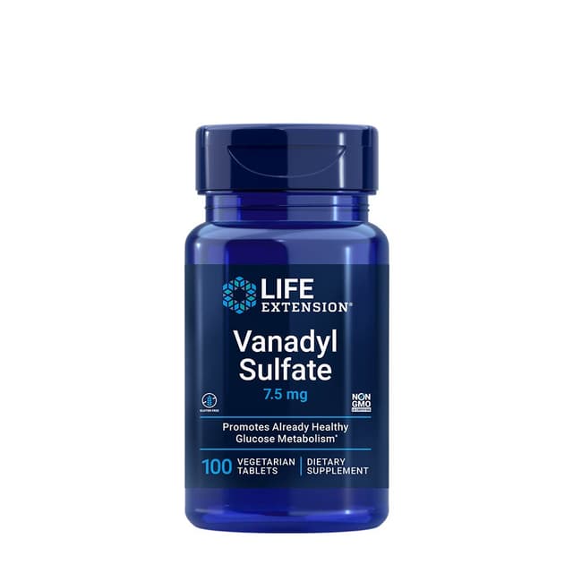 Life Extension - Vanadyl Sulfate - 100 Tabs – Life Extension